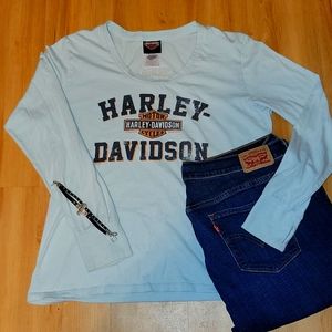 Harley Davison long sleeve top